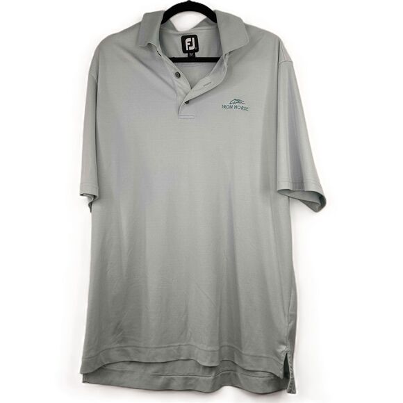 FootJoy Light Bluie Short Sleeve Collared Polo Shirt Size Extra Large - Picture 1 of 7